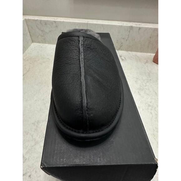 NEW Men's UGG Leather Scuff Slipper- Size 8 - Picture 6 of 10
